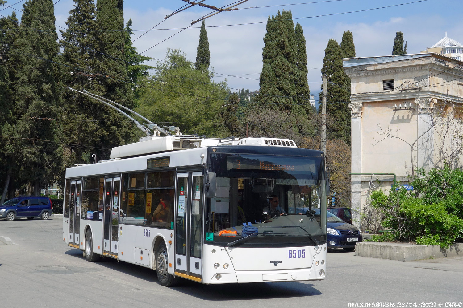Крымский троллейбус, СВАРЗ-МАЗ-6275 № 6505