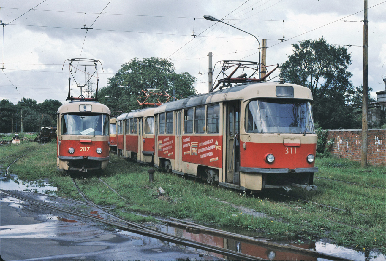 Калининград, Tatra T4SU № 287; Калининград, Tatra T4SU № 311