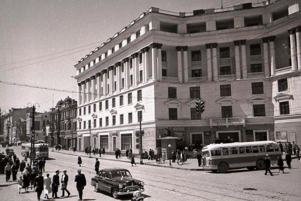 Владивосток — Исторические фотографии — трамвай (1946-1970)