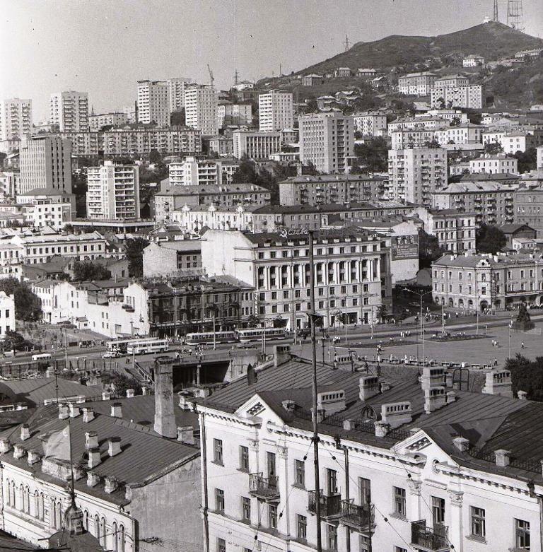 Владивосток — Исторические фотографии — трамвай (1971-1990)