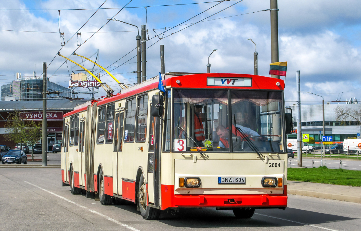 Вільнюс, Škoda 15Tr03/6 № 2604; Вільнюс — Мероприятие #30m15tr в честь 30-летия эксплуатации тролейбусов Škoda 15Tr в Вильнюсе