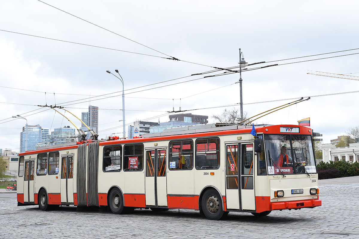 Вильнюс, Škoda 15Tr03/6 № 2604; Вильнюс — Мероприятие #30m15tr в честь 30-летия эксплуатации тролейбусов Škoda 15Tr в Вильнюсе