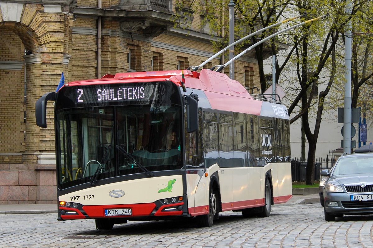 Vilnius, Solaris Trollino IV 12 Škoda № 1727