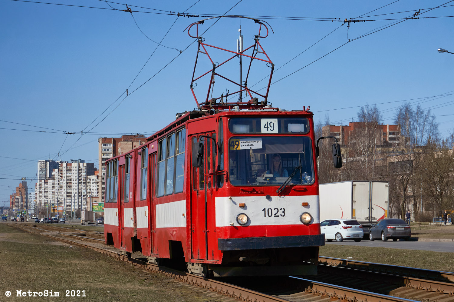 Санкт-Петербург, ЛВС-86К № 1023