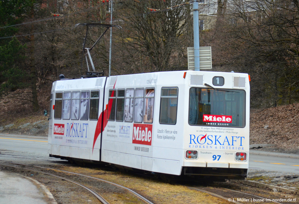 Тронхейм, LHB GT6 Typ Braunschweig № 97