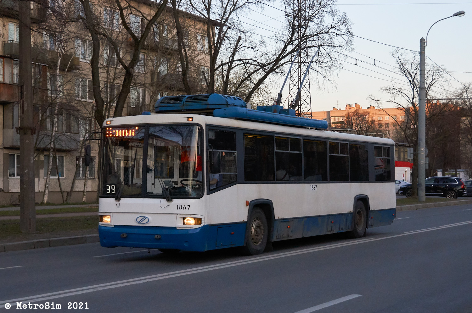 Санкт-Петербург, БТЗ-52768Т № 1867