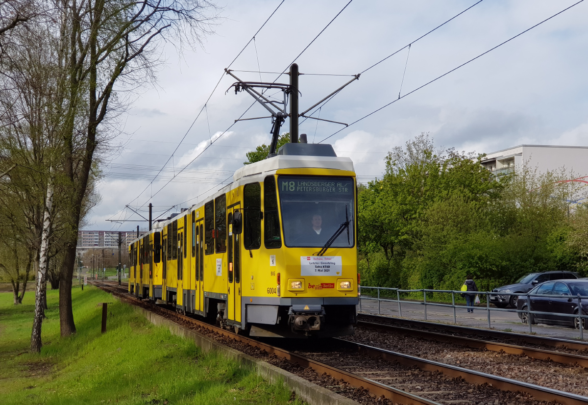 Berlin, Tatra KT4DM Nr. 6004; Berlin — Ende des Tatra-Einsatzes