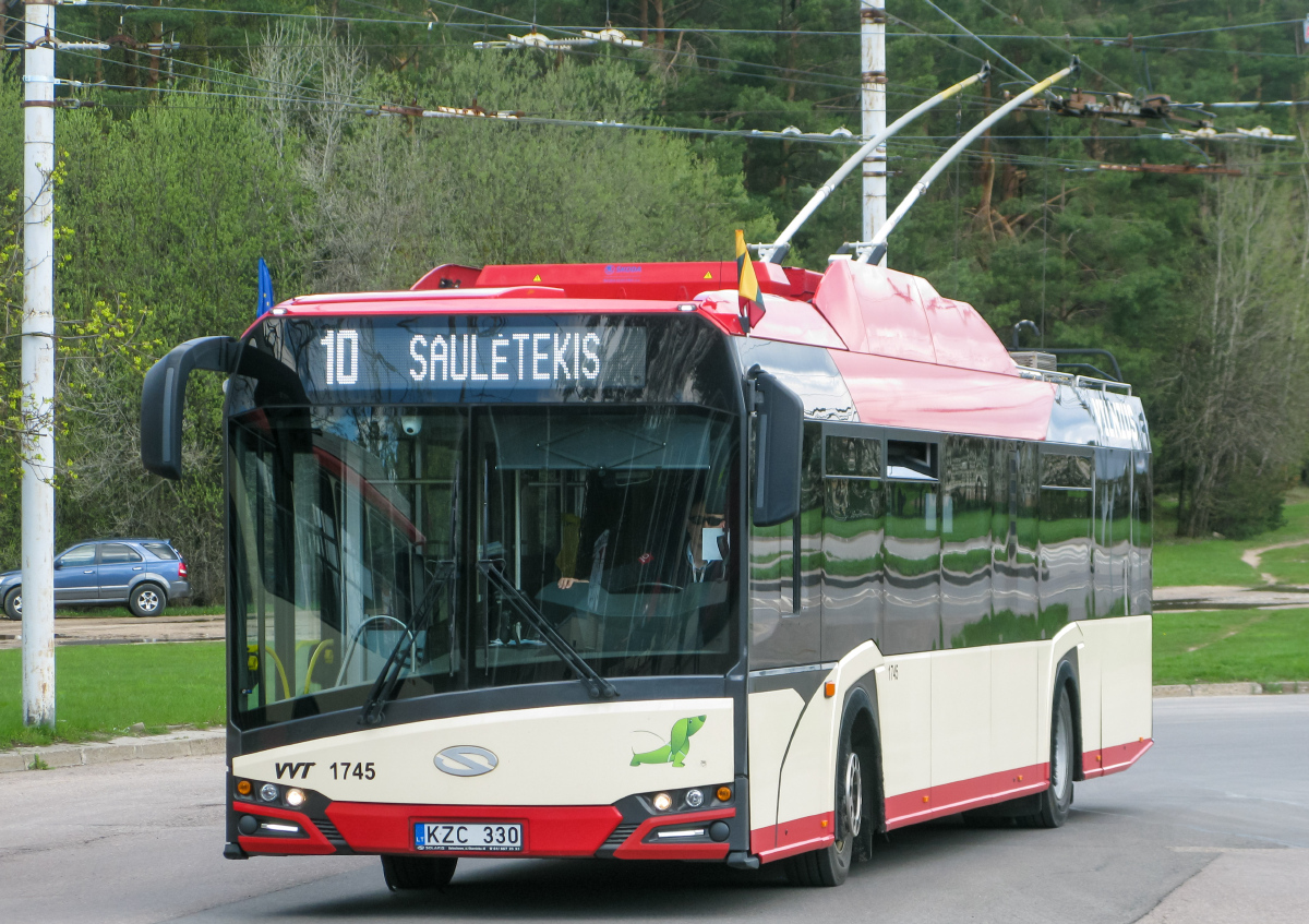 Vilnius, Solaris Trollino IV 12 Škoda č. 1745
