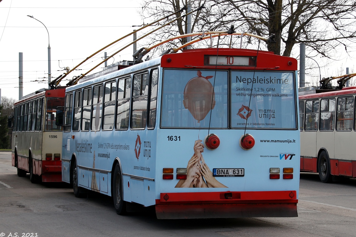 Vilnius, Škoda 14Tr13/6 № 1631 Vilnius, Škoda 14Tr13/6 № 1631