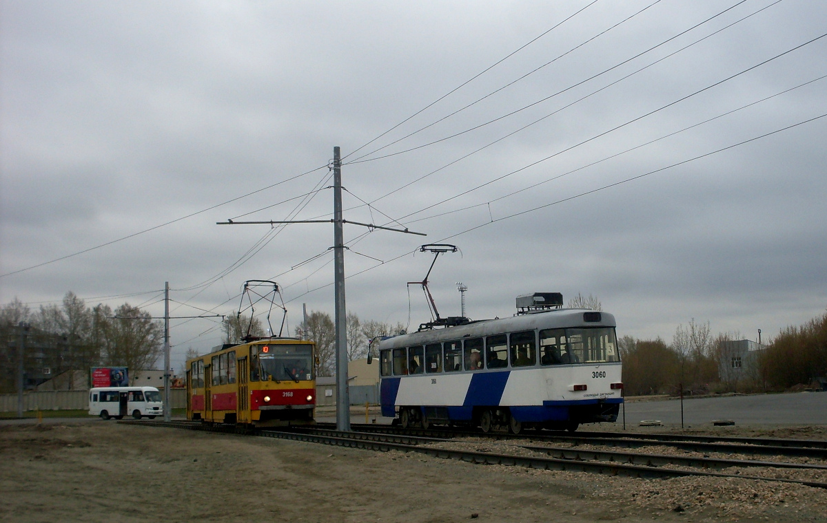 Barnaul, Tatra TB4D GOH Barnaul № 3060; Barnaul, Tatra T6B5SU № 3168
