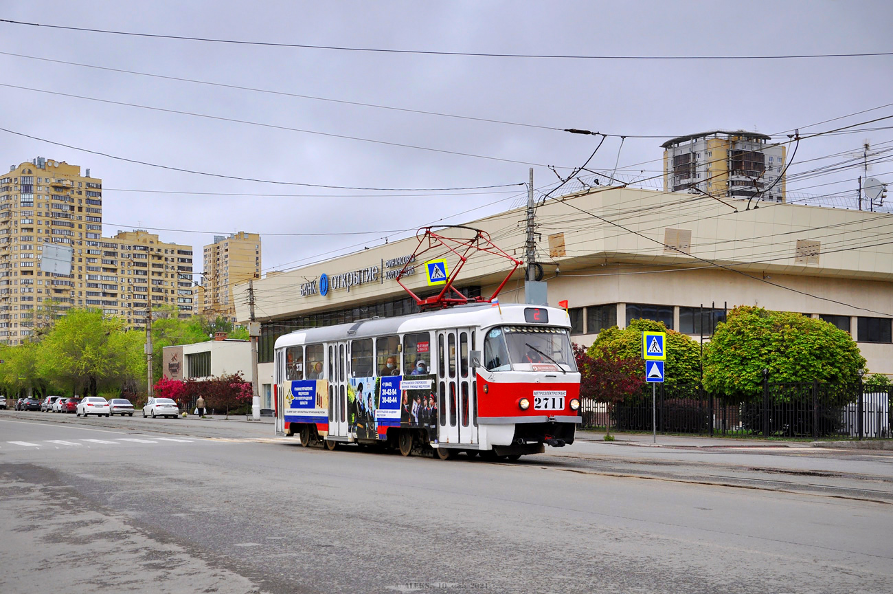 Volgograd, Tatra T3SU № 2711