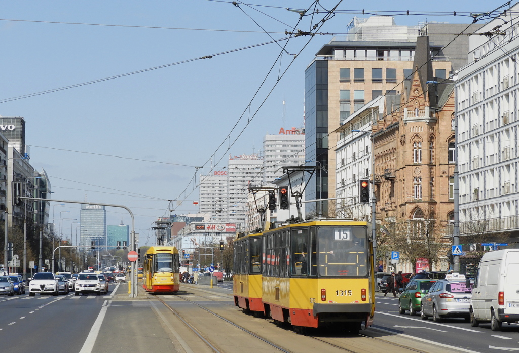 Варшава, Konstal 105Na № 1315