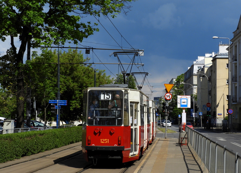 Варшава, Konstal 105Na № 1251