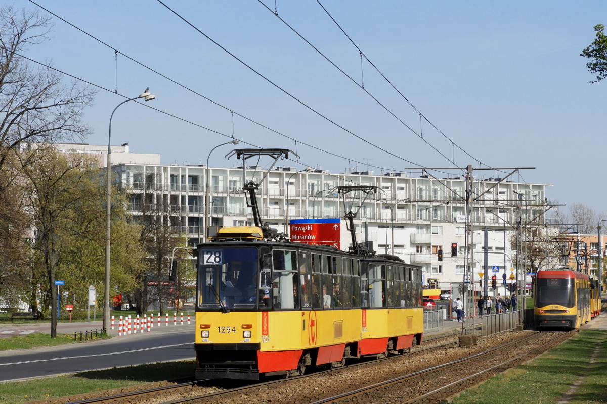 Варшава, Konstal 105Na № 1254