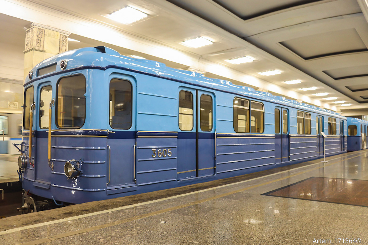 Москва, Е № 3605; Москва — Выставка подвижного состава и Парад поездов к 86-летию Московского метрополитена 15 — 20 мая 2021