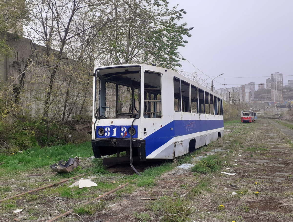 Владивосток, 71-608К № 313; Владивосток — Трамвайное кладбище