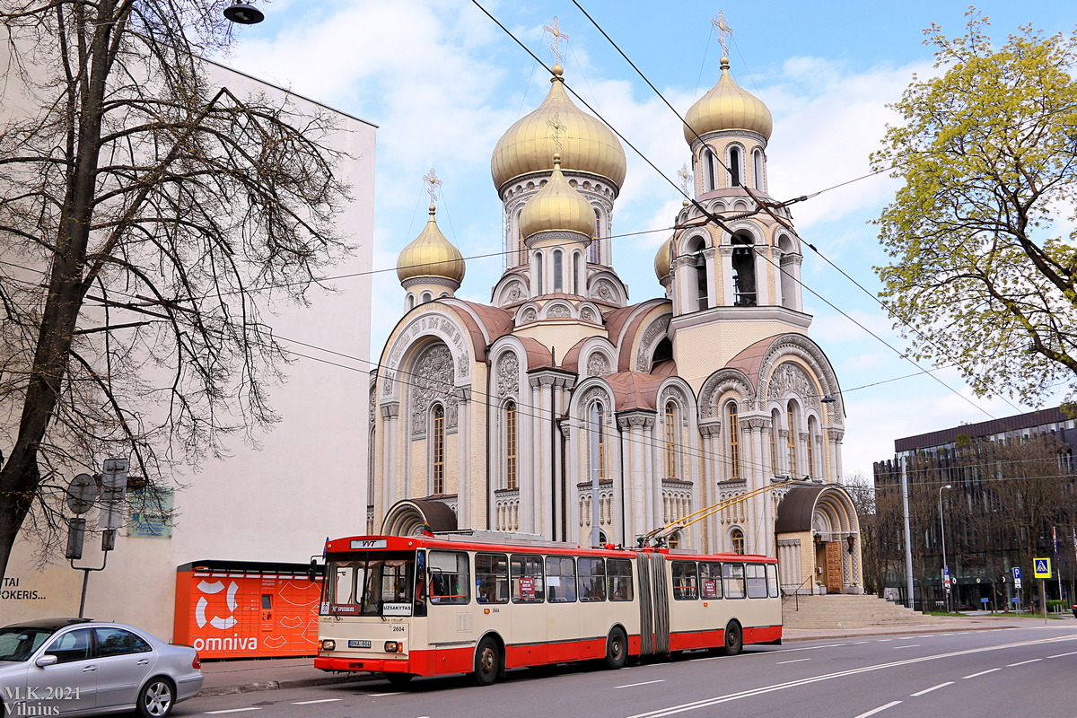 Vilnius, Škoda 15Tr03/6 — 2604; Vilnius — Fan trip #30m15tr on the occasion of 30 years in service of Škoda 15Tr trolleybuses in Vilnius