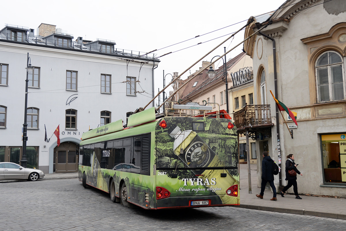 Vilnius, Solaris Trollino II 15 AC č. 2687