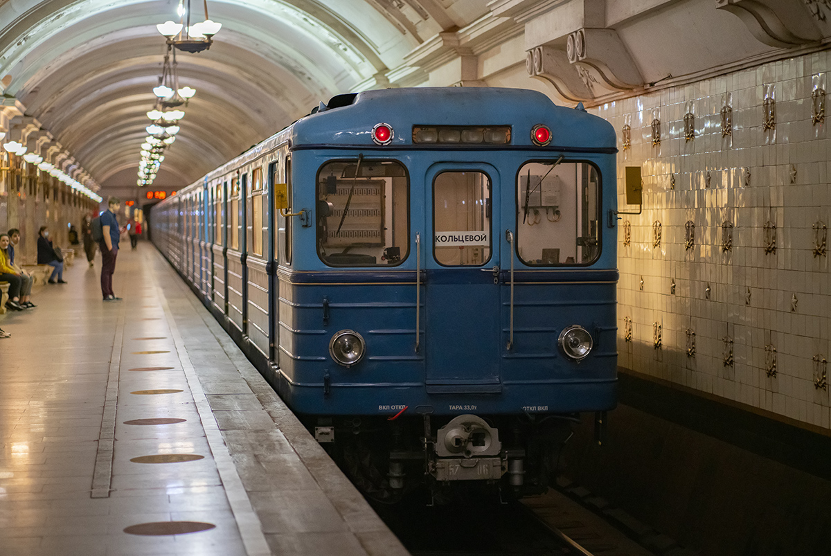 Moskva, Ezh3 č. 5706; Moskva — 86 year Moscow metro anniversary Parade and exhibition of metro cars on 15/05/2021 — 20/05/2021