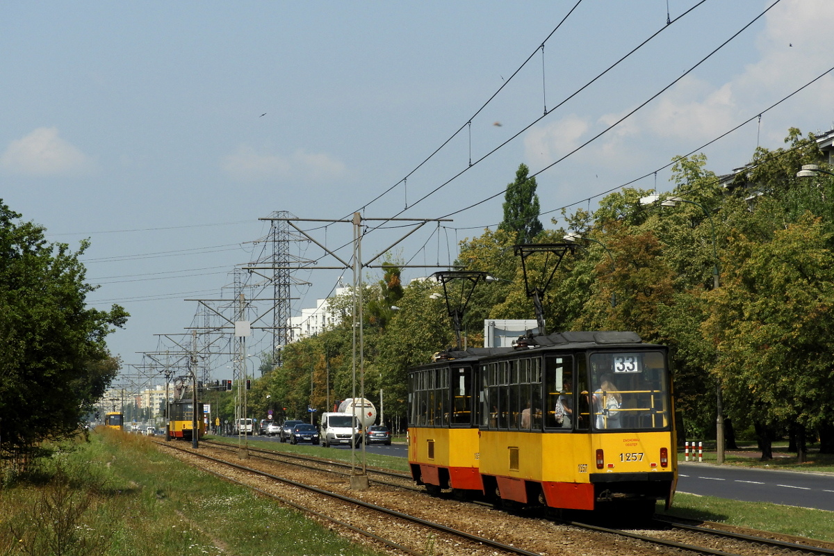 Варшава, Konstal 105Na № 1257