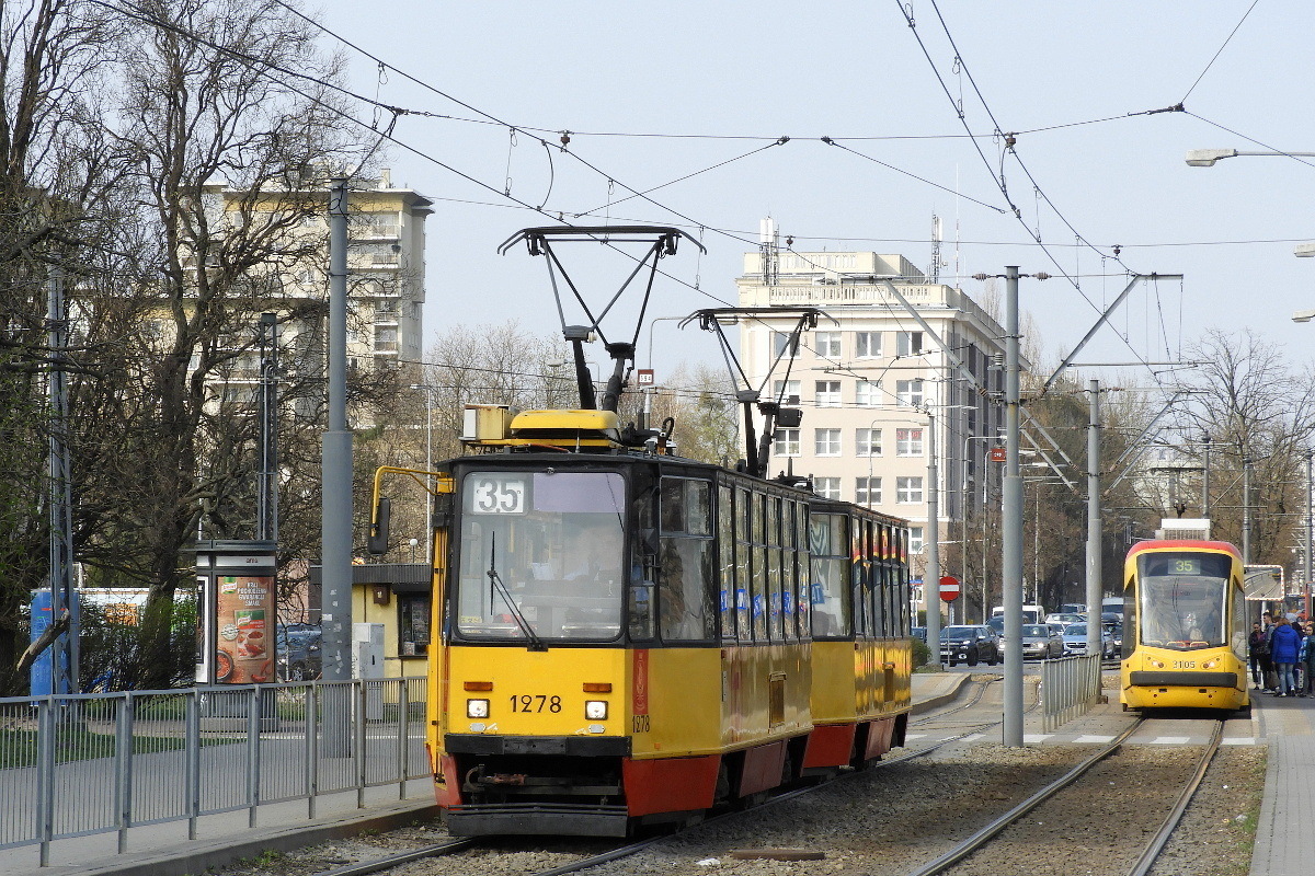 Варшава, Konstal 105Na № 1278