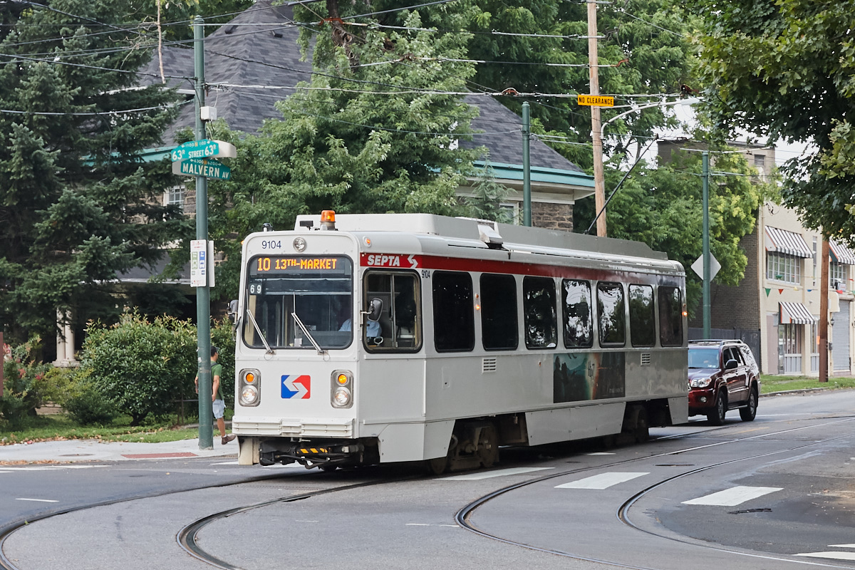 Филадельфия, Kawasaki City LRV № 9104