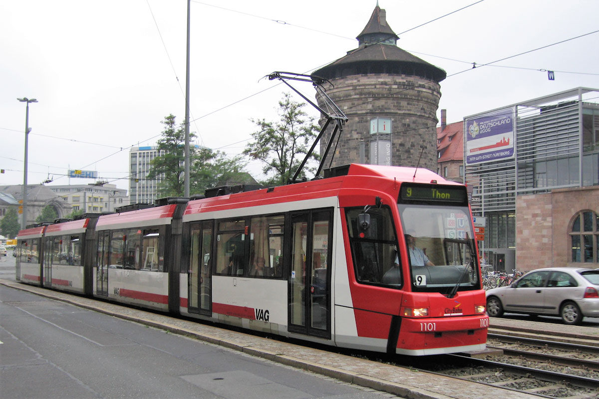 Нюрнберг, Adtranz GT8N2 № 1101