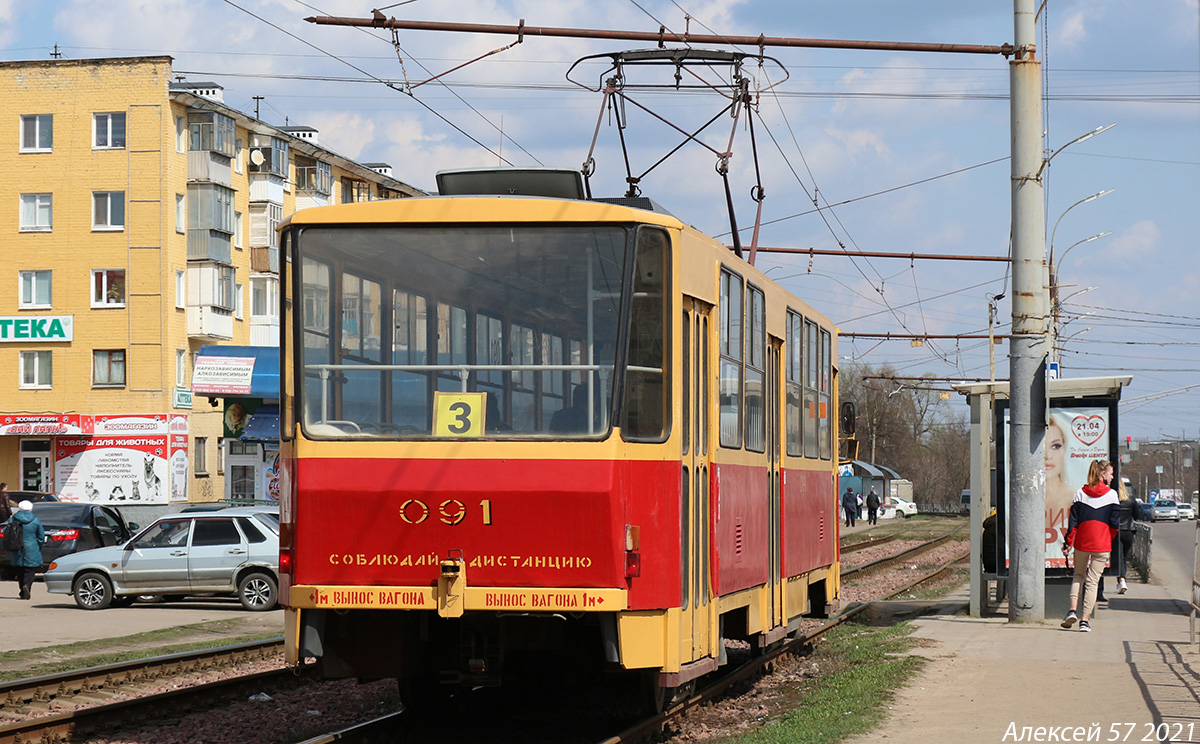 Орёл, Tatra T6B5SU № 091