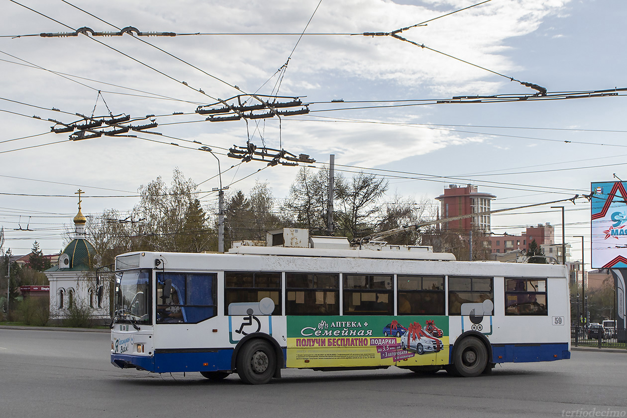 Омск, Тролза-5275.03 «Оптима» № 59