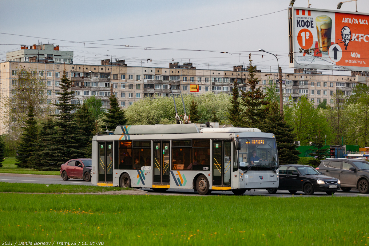 Санкт-Петербург, Тролза-5265.00 «Мегаполис» № 5220