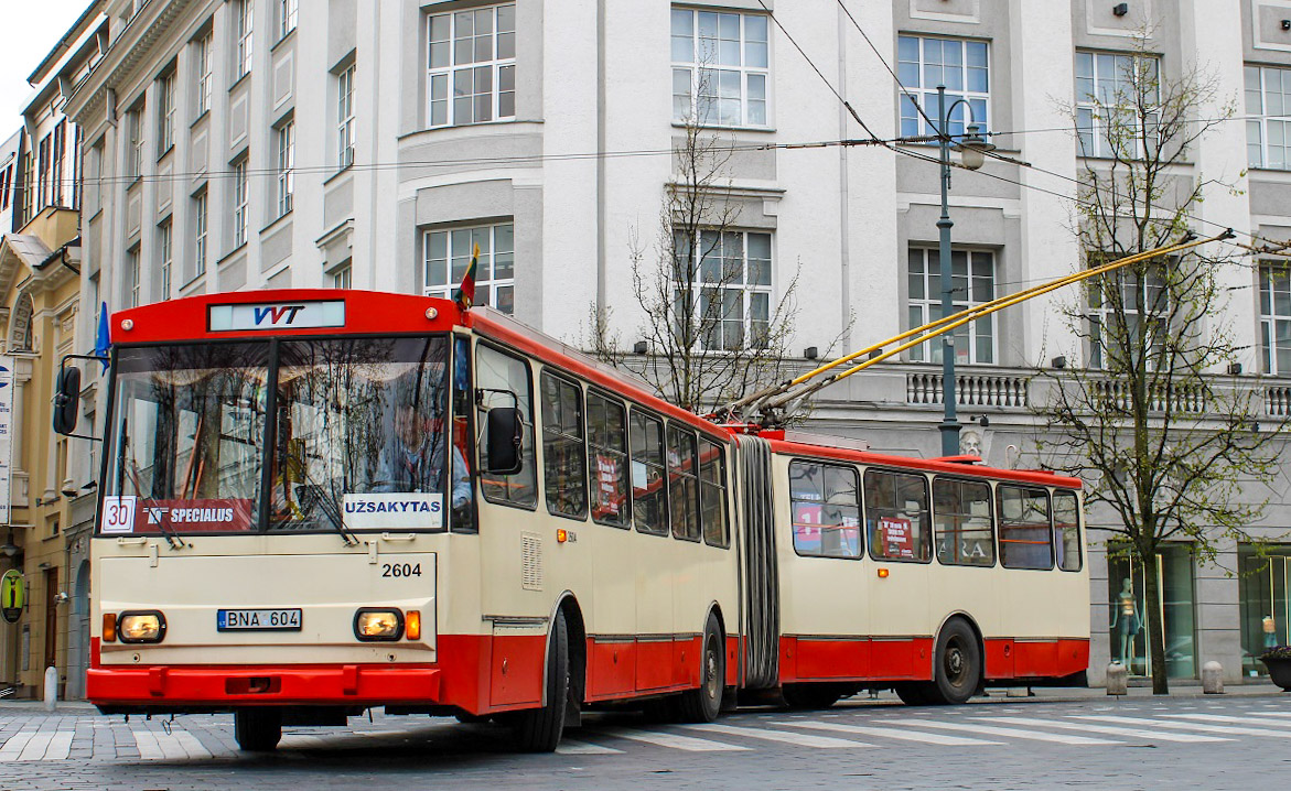 Вильнюс, Škoda 15Tr03/6 № 2604; Вильнюс — Мероприятие #30m15tr в честь 30-летия эксплуатации тролейбусов Škoda 15Tr в Вильнюсе