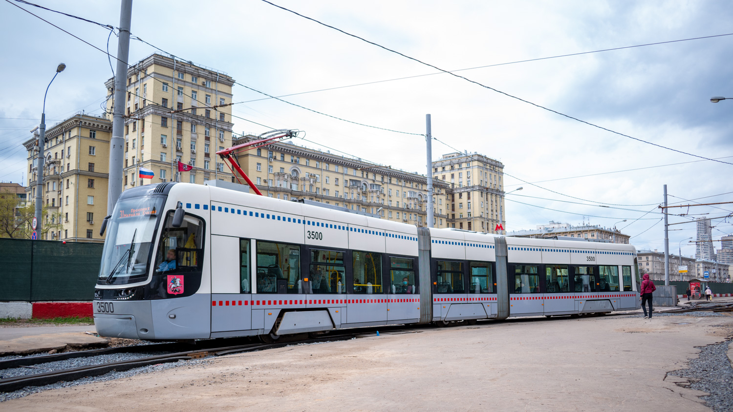 Москва, 71-414 (Pesa Fokstrot) № 3500