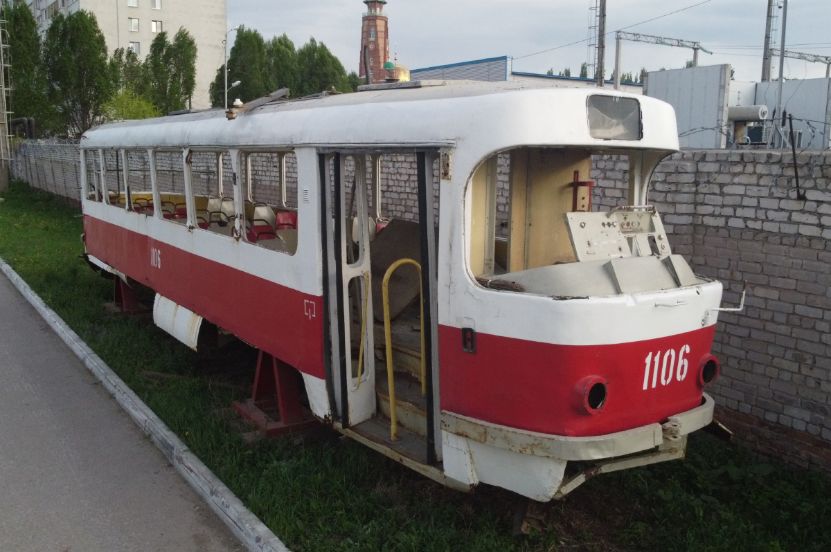 Самара, Tatra T3SU (двухдверная) № 1106; Самара — Северное трамвайное депо