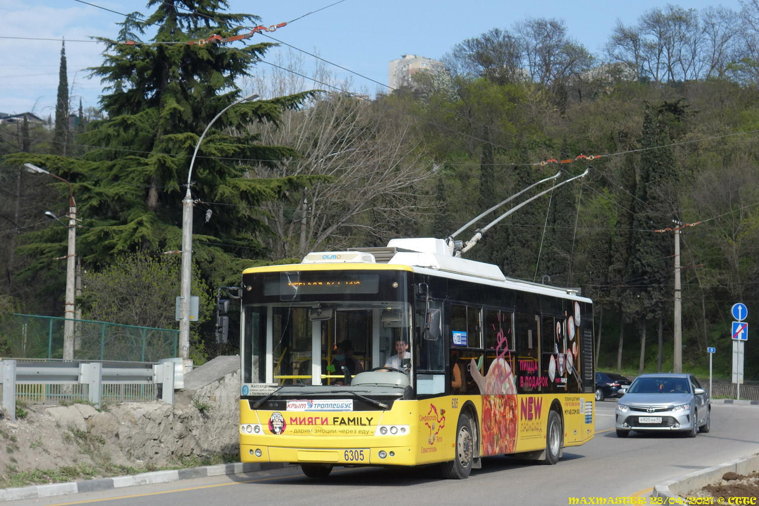 Крымский троллейбус, Богдан Т60111 № 6305