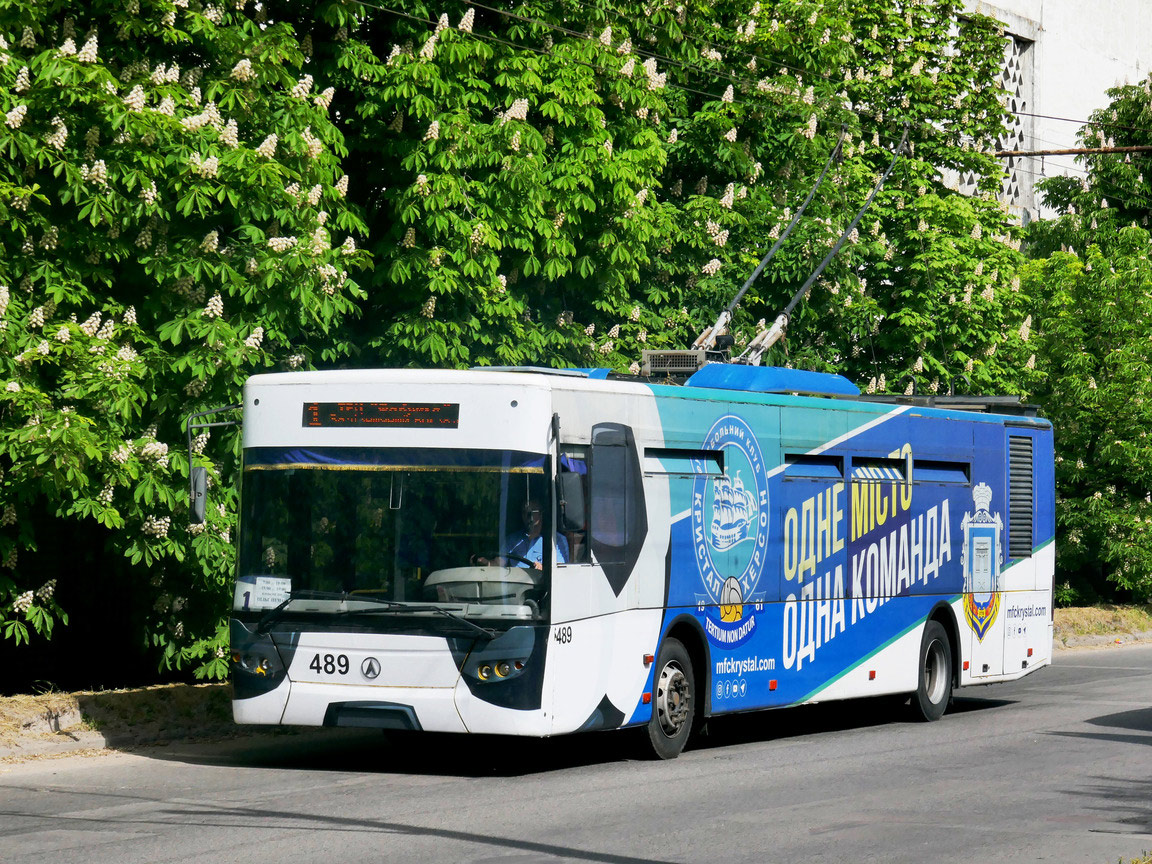 Херсон, ЛАЗ E183D1 № 489