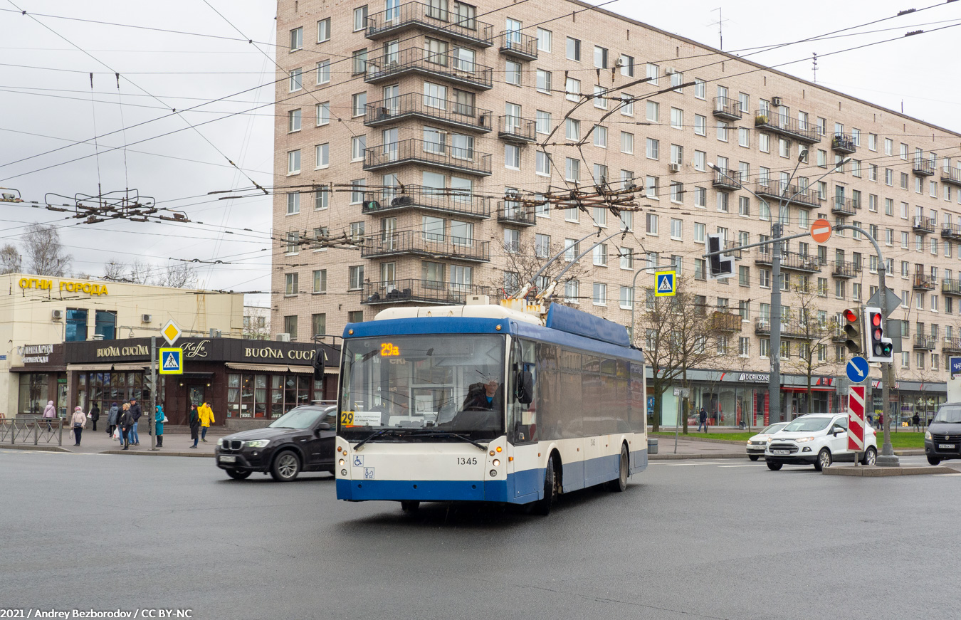 Санкт-Петербург, Тролза-5265.00 «Мегаполис» № 1345