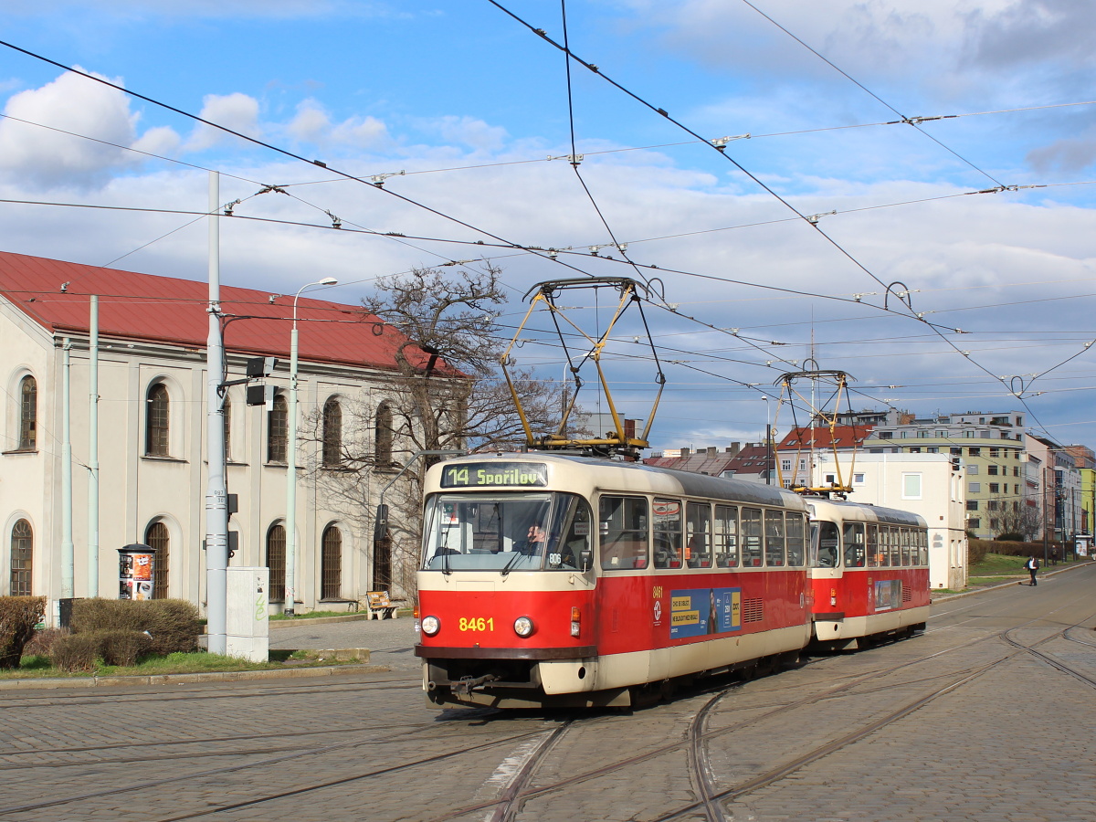 Прага, Tatra T3R.P № 8461