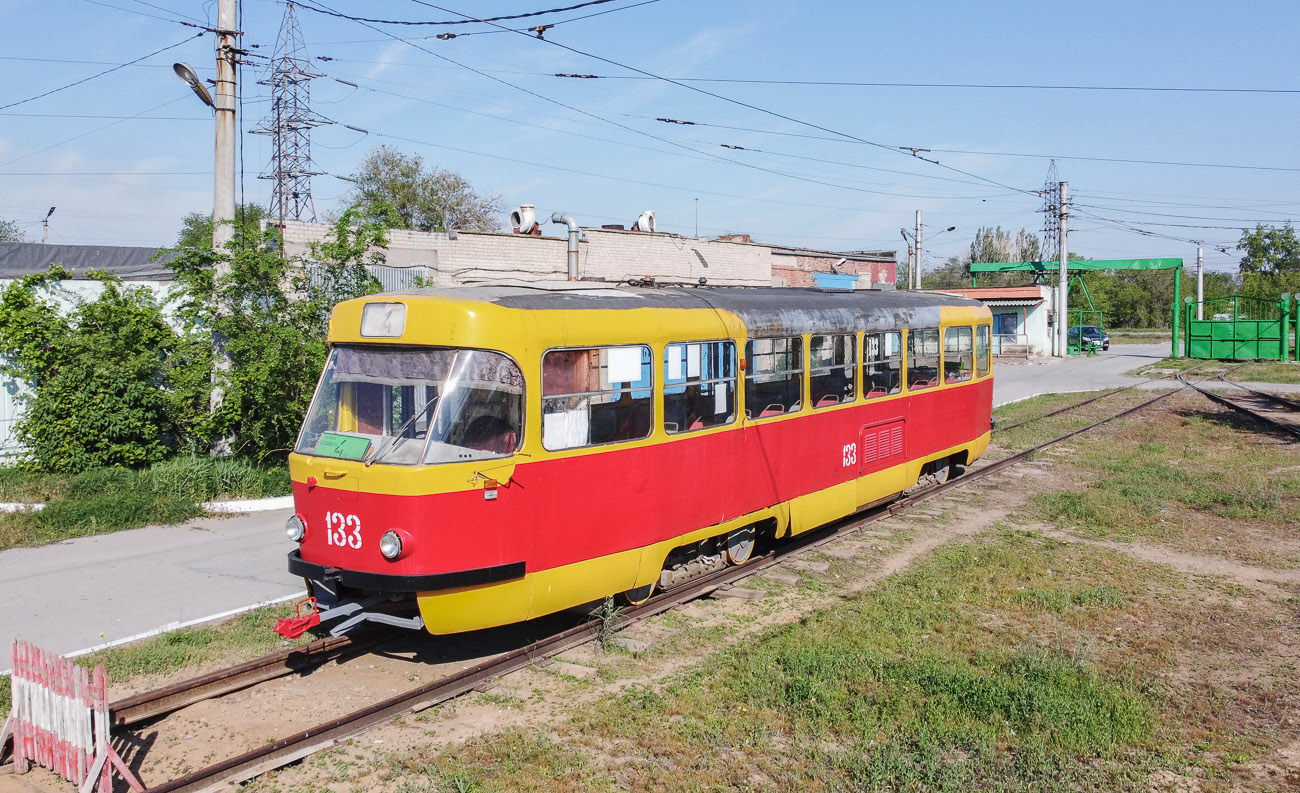 Волжский, Tatra T3SU № 133; Волжский — Трамвайное депо