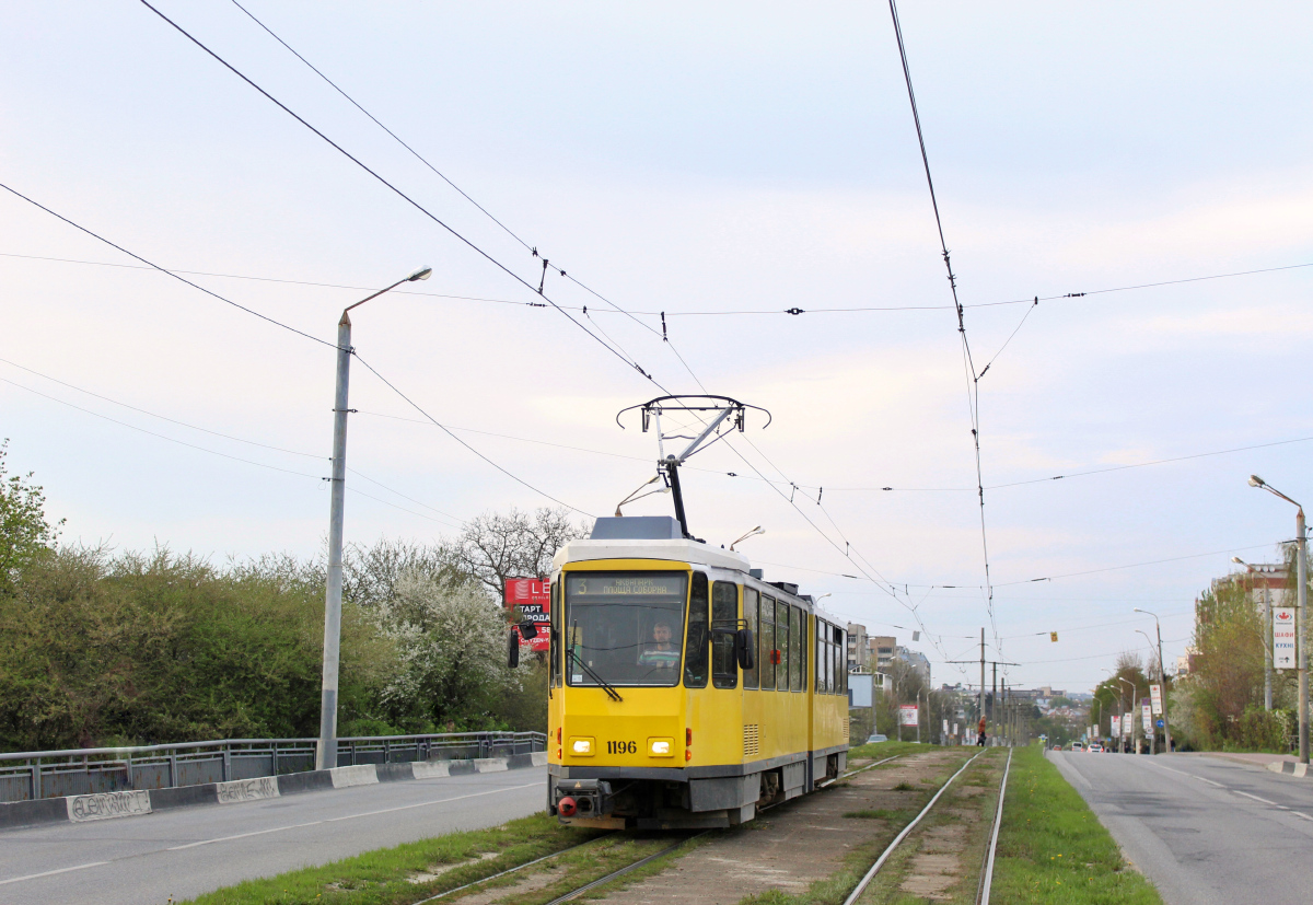 Львов, Tatra KT4DM № 1196