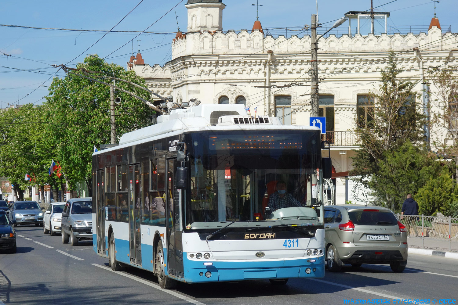 Крымский троллейбус, Богдан Т70110 № 4311