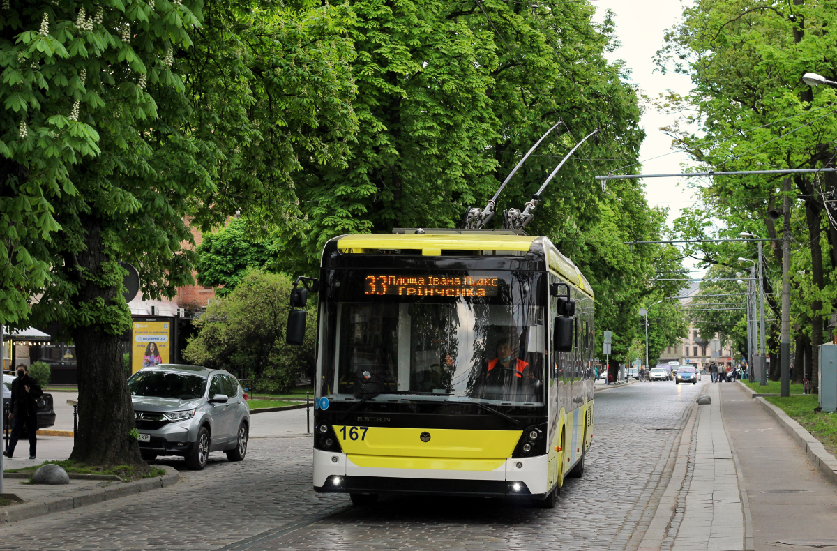 Львов, Electron T19102 № 167