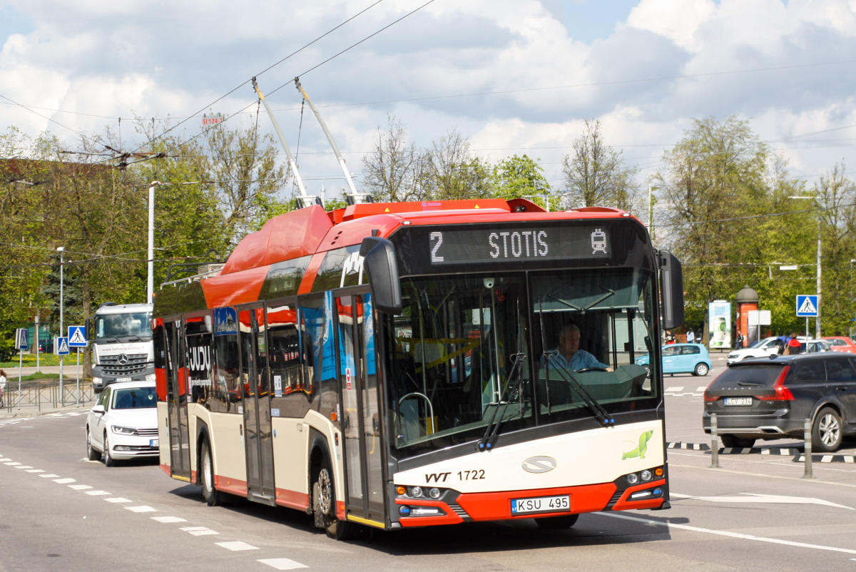 Vilnius, Solaris Trollino IV 12 Škoda № 1722