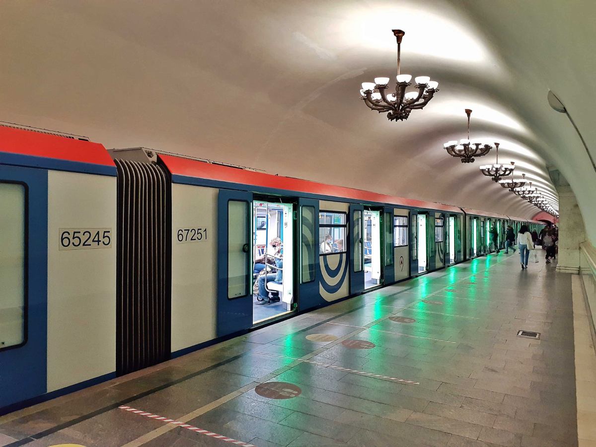 Москва, 81-767.2 «Москва» № 67251; Москва — Выставка подвижного состава и Парад поездов к 86-летию Московского метрополитена 15 — 20 мая 2021