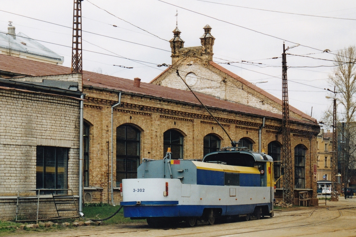 Riga, Tatra T3SU (2-door) — 3-302