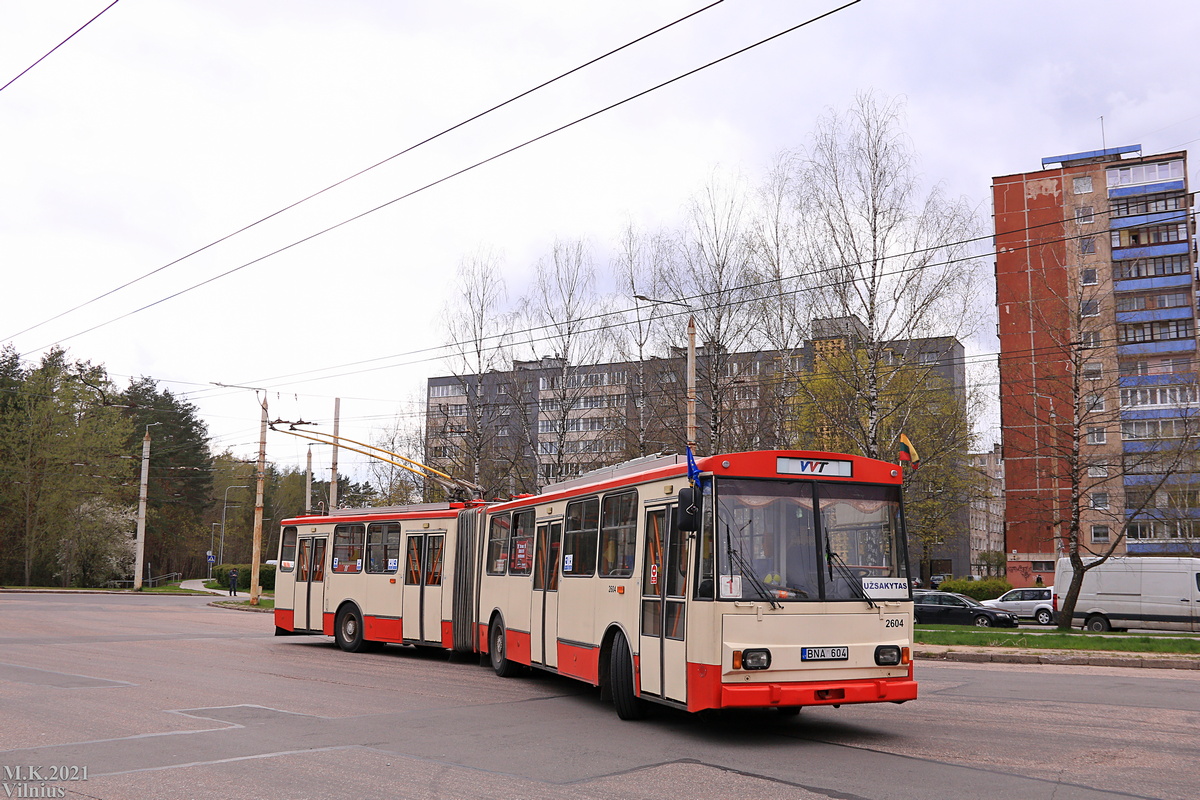 Вильнюс, Škoda 15Tr03/6 № 2604; Вильнюс — Мероприятие #30m15tr в честь 30-летия эксплуатации тролейбусов Škoda 15Tr в Вильнюсе