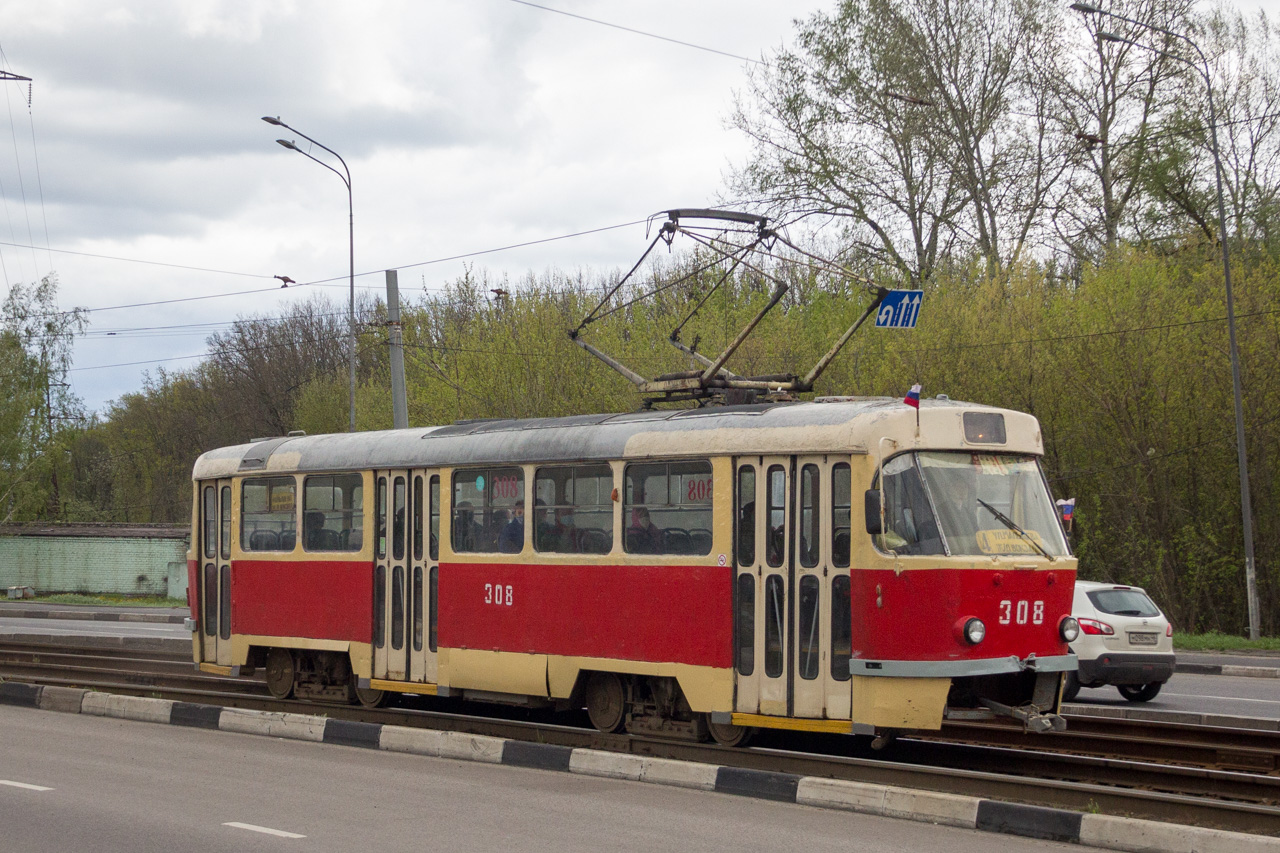Курск, Tatra T3SU № 308