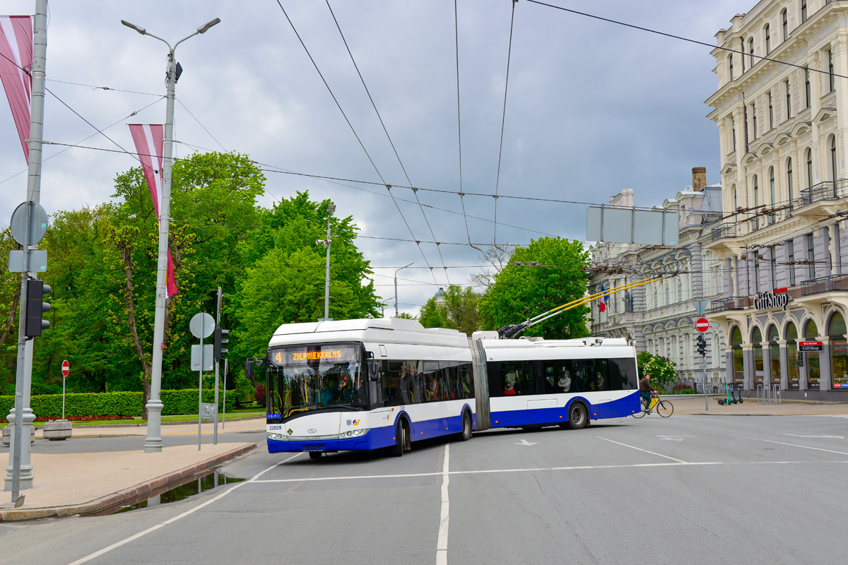 Riga, Solaris Trollino III 18,75 H2 Br. 22028 Riga, Solaris Trollino III 18,75 H2 Br. 22028