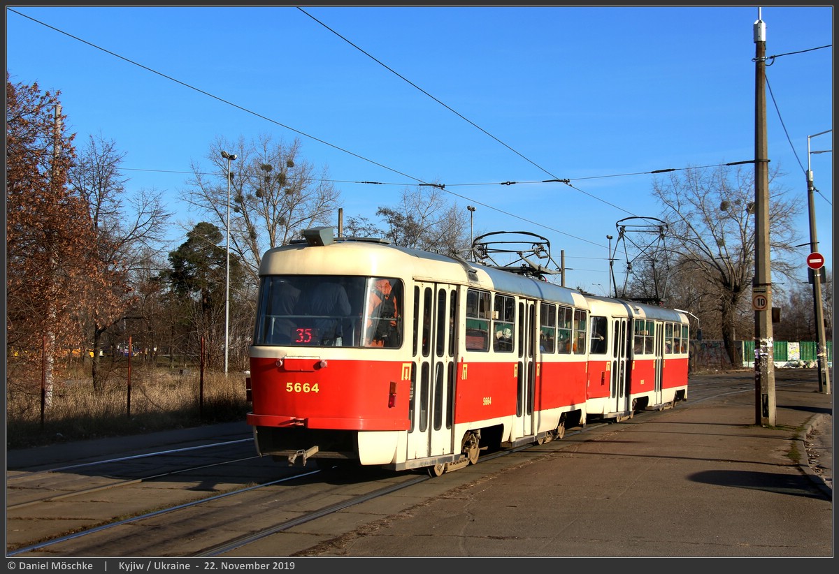 Киев, Tatra T3SUCS № 5664