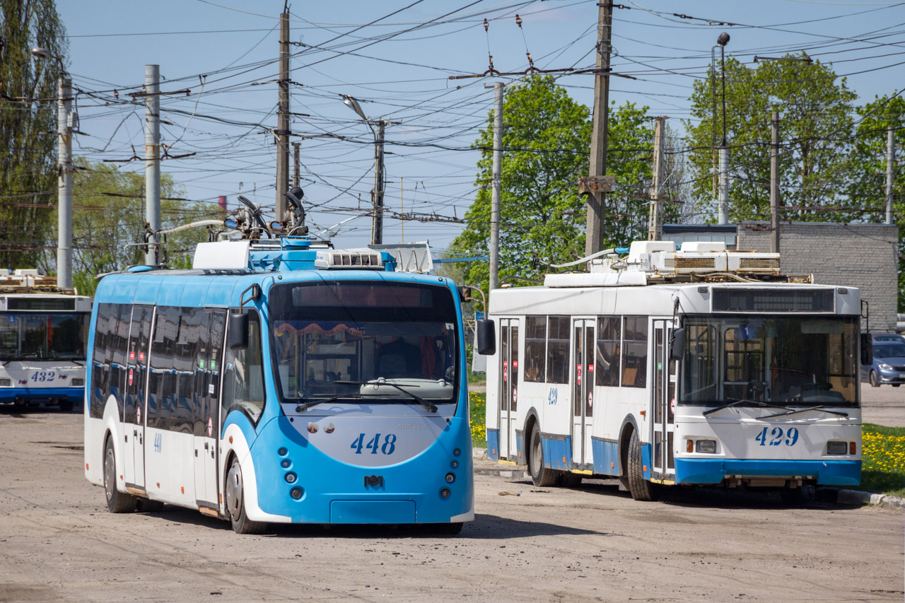 Белгород, БКМ 420030 «Витовт» № 448; Белгород, Тролза-5275.07 «Оптима» № 429