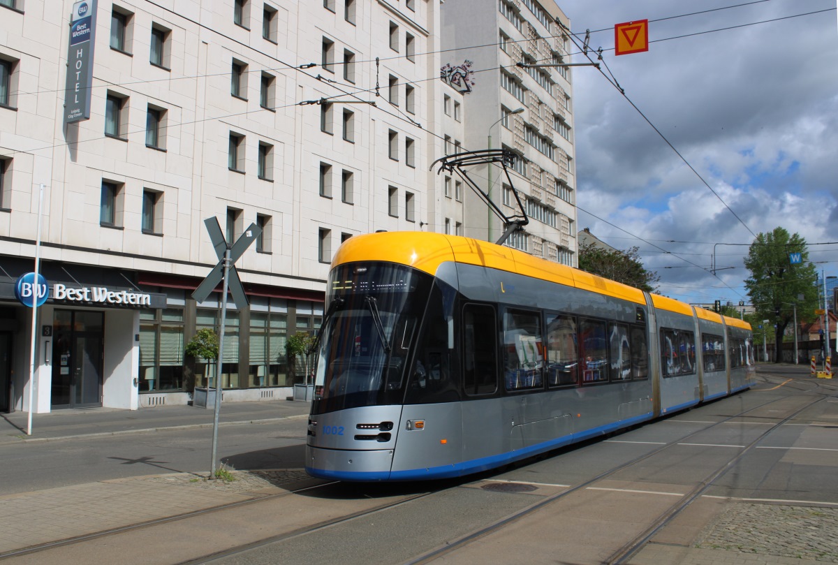 Лейпциг, Solaris Tramino Leipzig (NGT10) № 1002